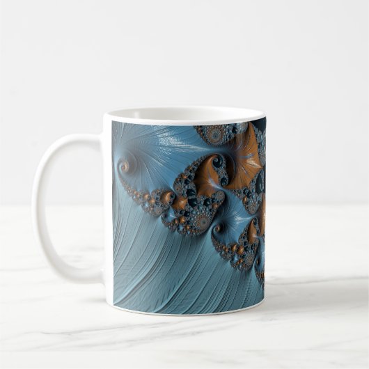 Southwestern Fraktal Art Kaffeetasse (Links)