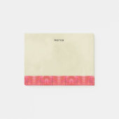 Southwestern Geometric Border on Cream Hintergrund Post-it Klebezettel (Vorderseite)