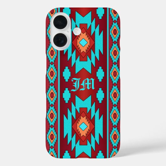 Southwestern Geometric Ethnic Case-Mate iPhone Hülle (Rückseite)