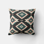 Southwestern Geometric Pattern Pillow  Kissen (Rückseite)