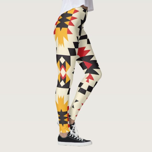 Southwestern Geometric Print Leggings (Rechts)