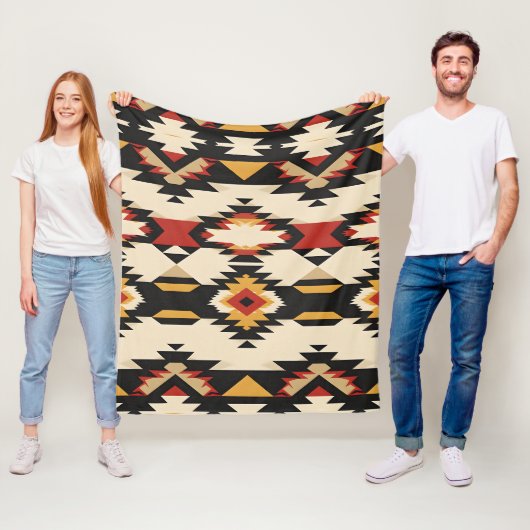 Southwestern Geometric Tapestry Fleecedecke (Beispiel)