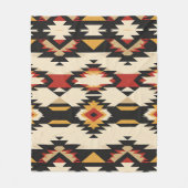 Southwestern Geometric Tapestry Fleecedecke (Vorderseite)