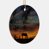 Southwestern Horse Ornament (Rechts)