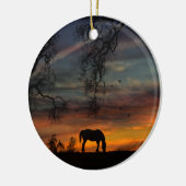 Southwestern Horse Ornament (Links)