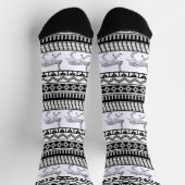 Southwestern Jackrabbit und geometrisch gestreift Socken (Oben)