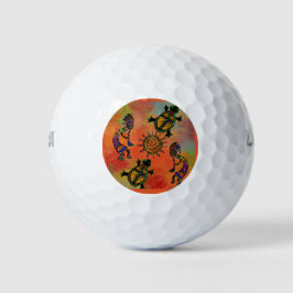 SOUTHWESTERN KOKOPELLI ART GOLFBALL