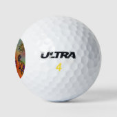 SOUTHWESTERN KOKOPELLI ART GOLFBALL (Logo)
