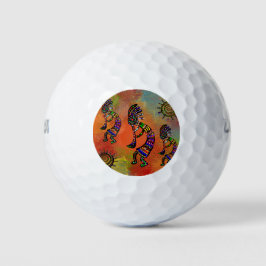 SOUTHWESTERN KOKOPELLI ART GOLFBALL
