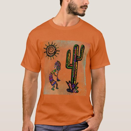 SOUTHWESTERN KOKOPELLI ART T-Shirt (Vorderseite)
