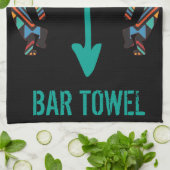 Southwestern Kokopelli Bar Towel Geschirrtuch (Gefaltet)