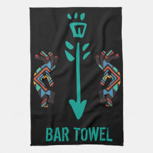 Southwestern Kokopelli Bar Towel Geschirrtuch