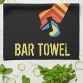 Southwestern Kokopelli Bar Towel Geschirrtuch (Gefaltet)