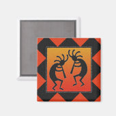 Southwestern Kokopelli Magnet (Vorderseite/Rückseite)