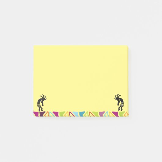 Southwestern Kokopelli Post-it Klebezettel (Vorderseite)