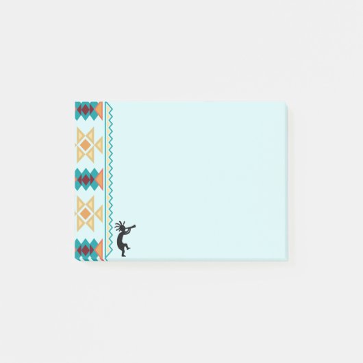 Southwestern Kokopelli Post-it Notes Klebezettel (Vorderseite)