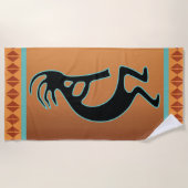 Southwestern Kokopelli Strandtuch (Vorderseite)