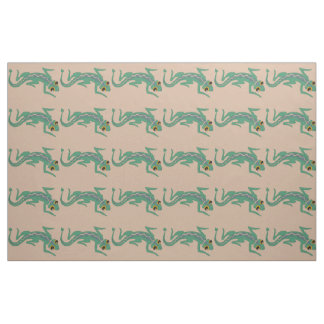 Southwestern Lizard mit blassem Lila Streifen Stoff