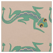 Southwestern Lizard mit blassem Lila Streifen Stoff (Nahaufnahme)