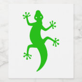 Southwestern Lizard Weinetikett (Einzelnes Label)