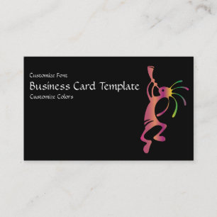 Southwestern Logo Kokopelli Business Card Visitenkarte