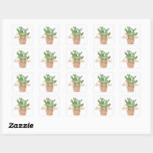 Southwestern Merry Christmas Cactus Stickers (Blatt)