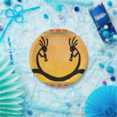 Southwestern Moon Kokopelli Pappteller (Party)