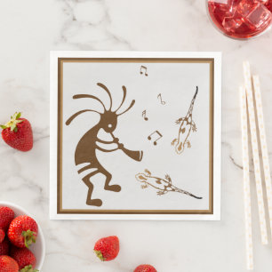 Southwestern Music Wüste Kokopelli Napkins Serviette