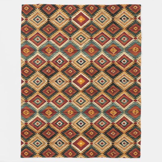 Southwestern-Muster Fleecedecke (Vorderseite)