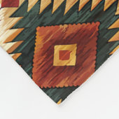 Southwestern-Muster Fleecedecke (Ecke)
