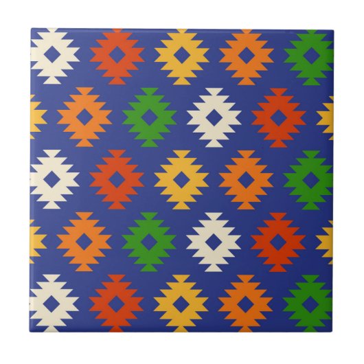Southwestern-Muster Fliese (Vorderseite)