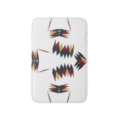 Southwestern Native Art Pattern Badematte (Vorderseite Vertikal)