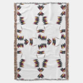 Southwestern Native Art Pattern Decke (Vorderseite Vertikal)