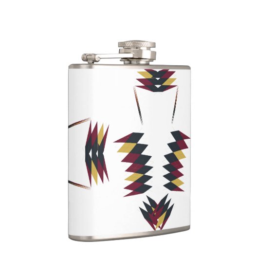 Southwestern Native Art Pattern Flachmann (Rechts)