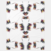 Southwestern Native Art Pattern Fleecedecke (Vorderseite)