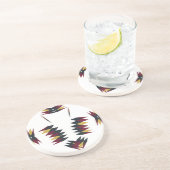 Southwestern Native Art Pattern Getränkeuntersetzer (Seite)