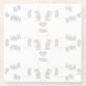 Southwestern Native Art Pattern Glasuntersetzer (Rückseite)