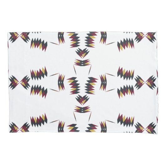 Southwestern Native Art Pattern Kissenbezug (Vorderseite-Links)