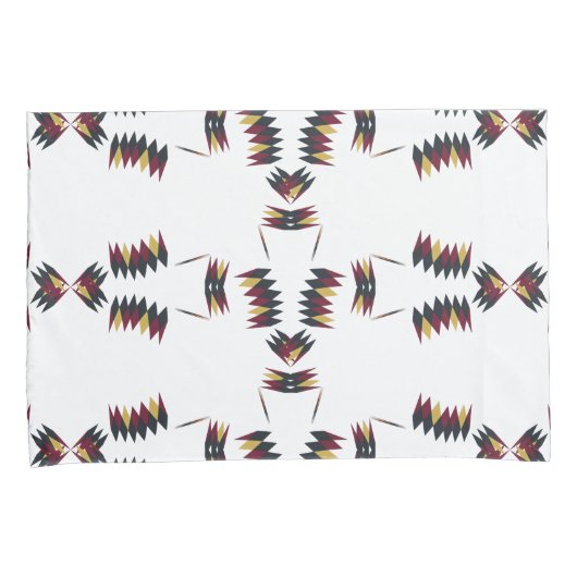 Southwestern Native Art Pattern Kissenbezug (Vorderseite-Rechts)