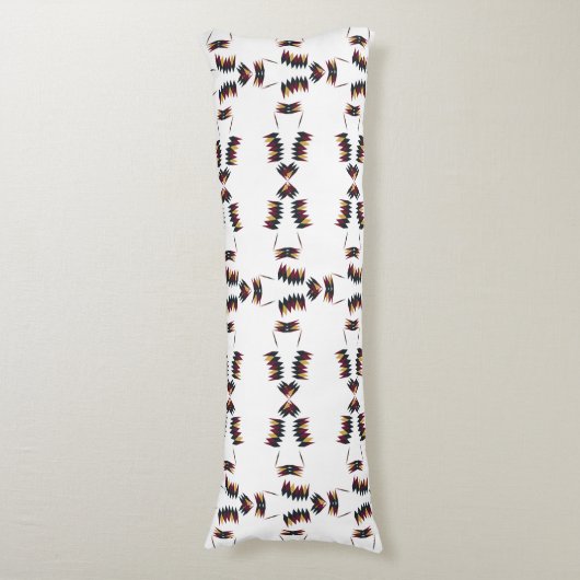 Southwestern Native Art Pattern Seitenschläferkissen (Vorderseite Vertikal)