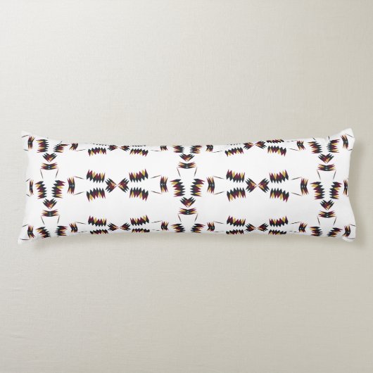 Southwestern Native Art Pattern Seitenschläferkissen (Vorderseite)