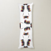 Southwestern Native Art Pattern Seitenschläferkissen (Rückseite (Vertikal))