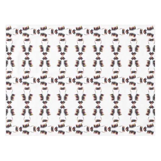 Southwestern Native Art Pattern Tischdecke (Vorderseite (Horizontal))