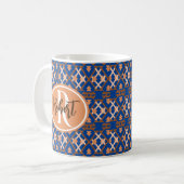 Southwestern Oasis Aztec Geometric Kaffeetasse (Vorderseite Links)