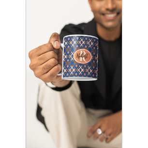 Southwestern Oasis Aztec Geometric Kaffeetasse