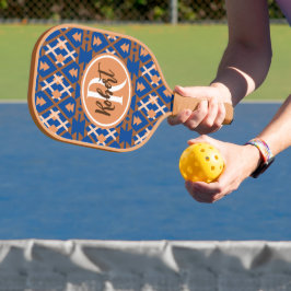 Southwestern Oasis Aztec Geometric Pickleball Schläger