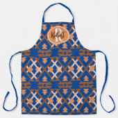 Southwestern Oasis Aztec Geometric Schürze (Vorderseite)