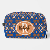 Southwestern Oasis Aztec Geometric Waschbeutel (Vorderseite)