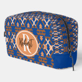 Southwestern Oasis Aztec Geometric Waschbeutel (Rechte Ecke)