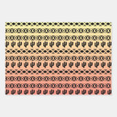 Southwestern Ombre Wrapping Paper Set Geschenkpapier Set (Vorderseite 3)